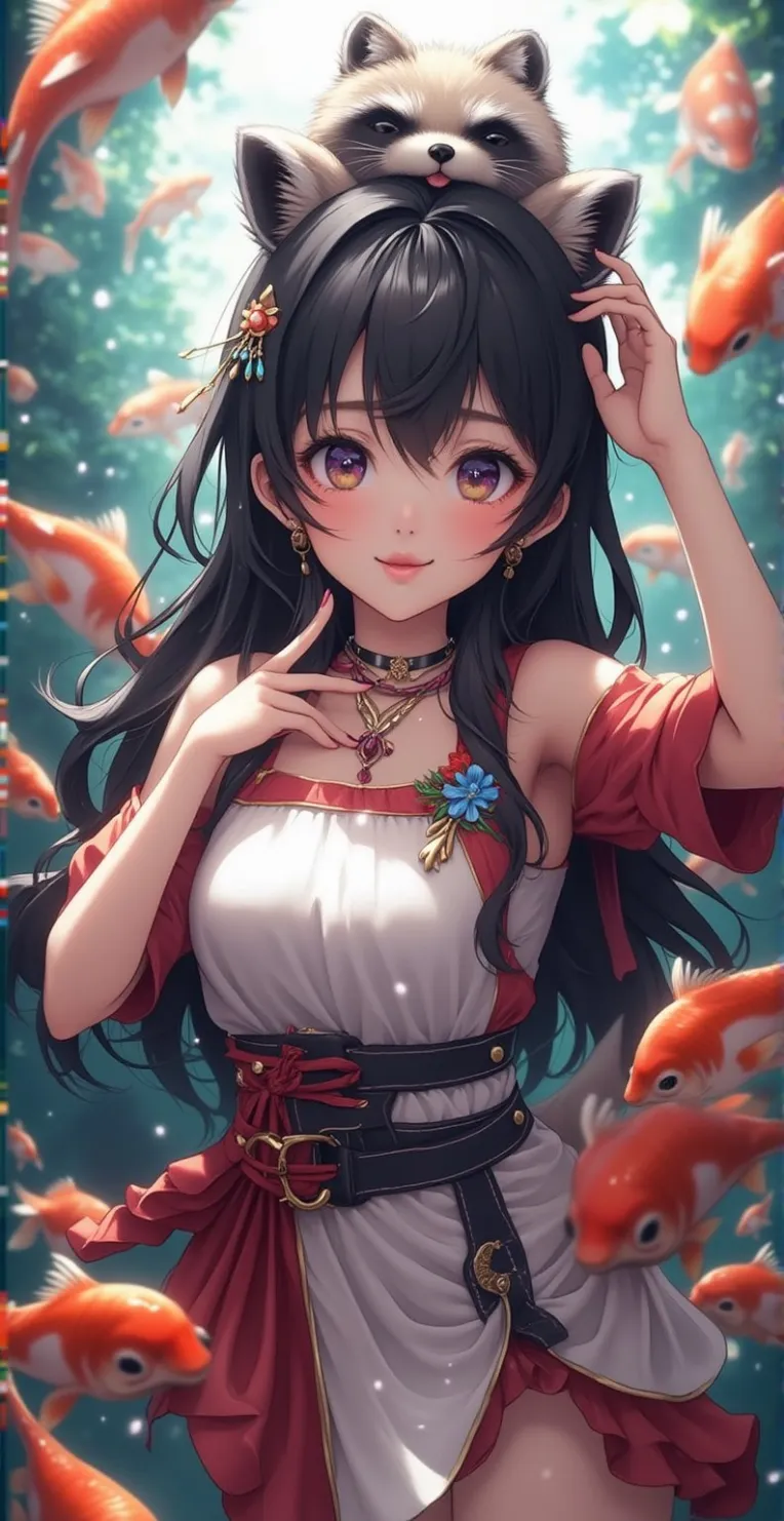 CGI style,Anime Character,Girl,LoRA,FLUX.1