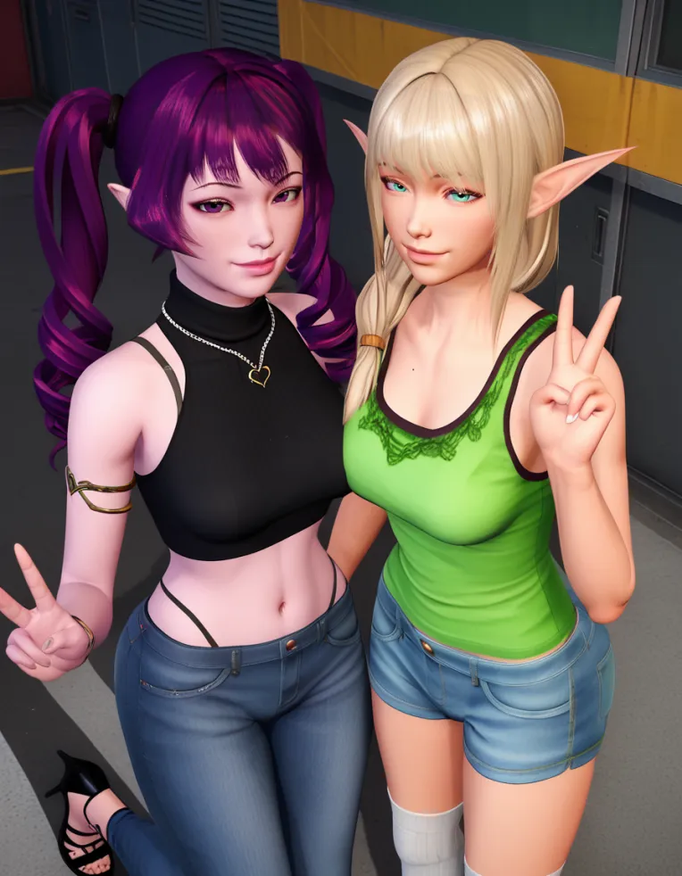 Anime Style,Girl,Physical/Facial feature,LoRA,SDXL