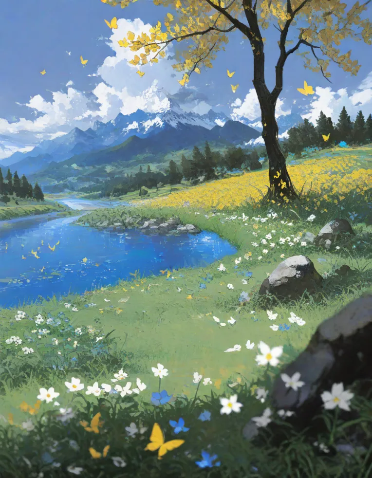 Anime Style,Classic Painting,Girl,Checkpoint,Illustrious