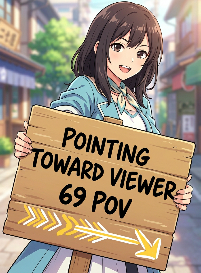 penis pointing toward viewer / 69 POV V1