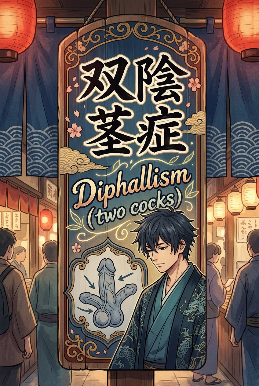 Diphallism (two cocks) (Illustrious)