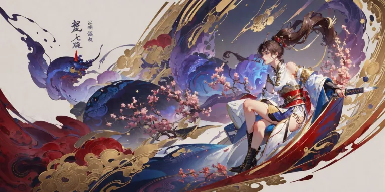 CGI style,Chinese Style,Anime Style,LoRA,SD 1.5