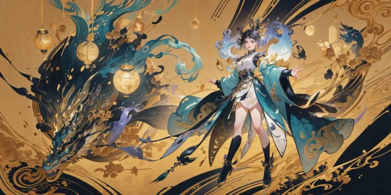 CGI style,Chinese Style,Anime Style,LoRA,SD 1.5