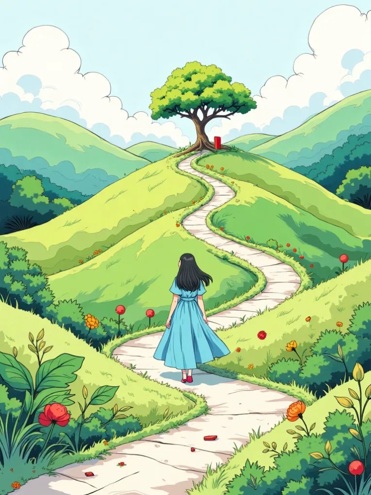 Traditional Painting Media,Girl,Style Boost,LoRA,FLUX.1