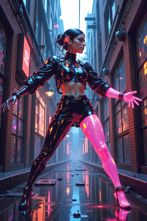 CGI style,Girl,Style Boost,LoRA,FLUX.1