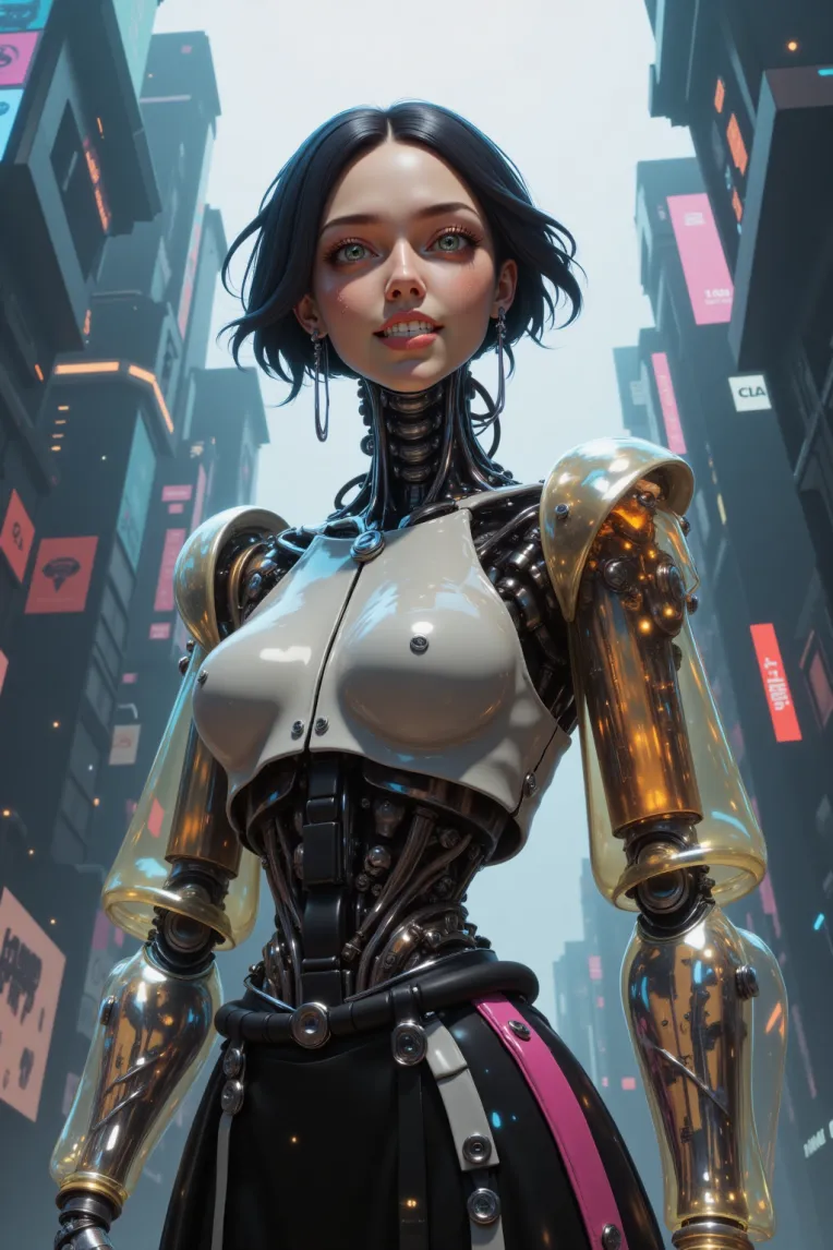 CGI style,Girl,Style Boost,LoRA,FLUX.1