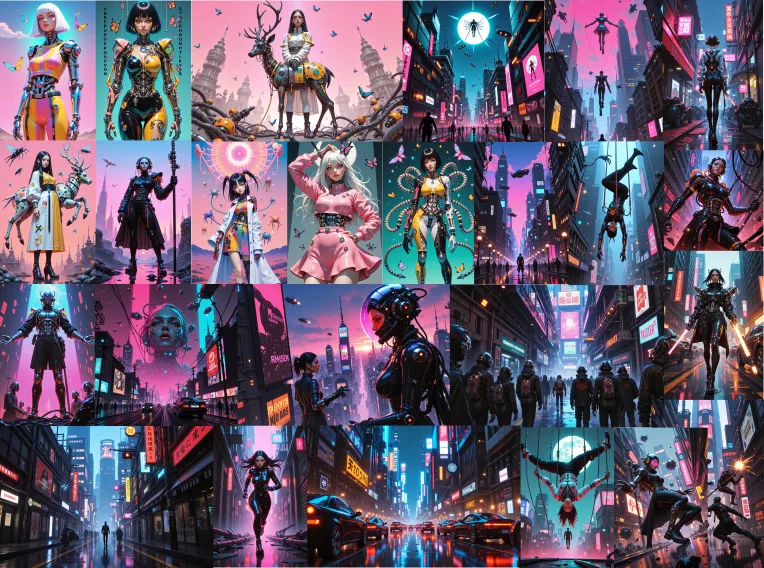 CGI style,Girl,Style Boost,LoRA,FLUX.1