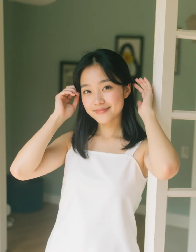 Realistic,Street Photography,Girl,Checkpoint,FLUX.1