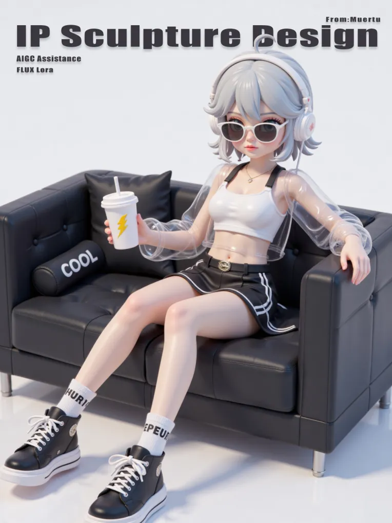 Cartoon style,Girl,Style Boost,LoRA,FLUX.1