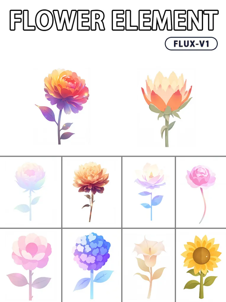 Digital Painting Media,Style Boost,Plant,LoRA,FLUX.1