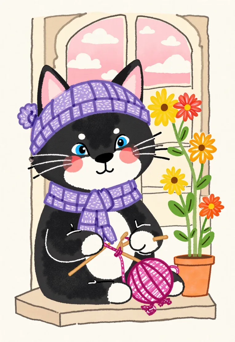 Kids' Illustration,Style Boost,Animal,LoRA,FLUX.1