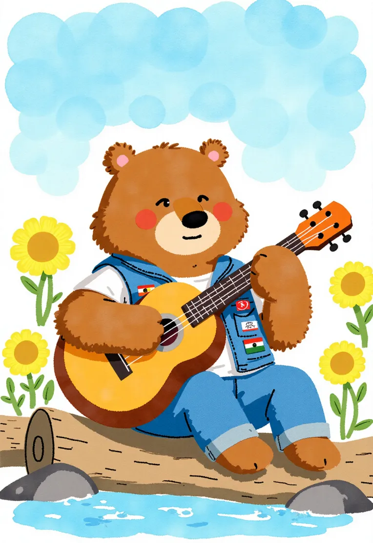 Kids' Illustration,Style Boost,Animal,LoRA,FLUX.1