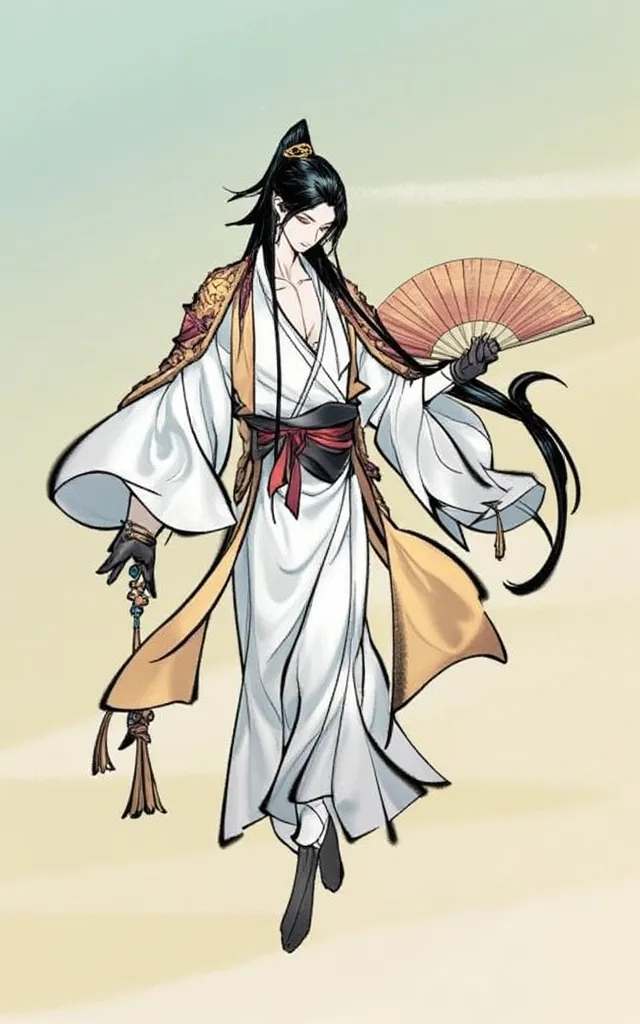 Character illustrations of Guofeng game characters-LoRA-AIGC_JIAMO-Shakker