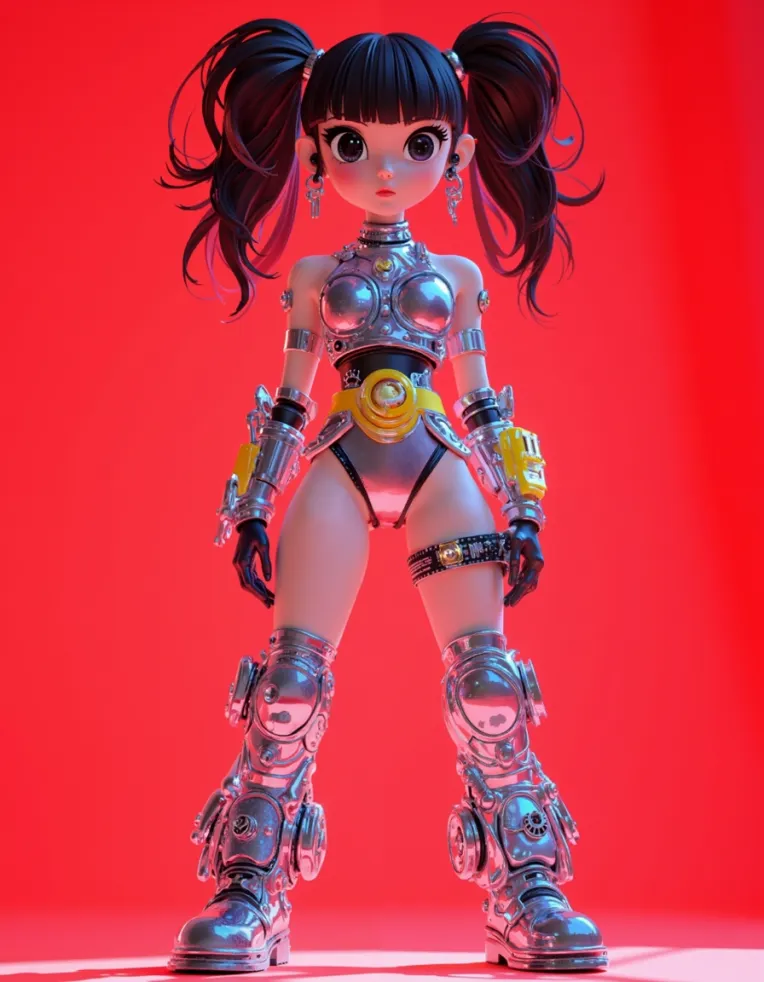 Cartoon style,Girl,LoRA,FLUX.1