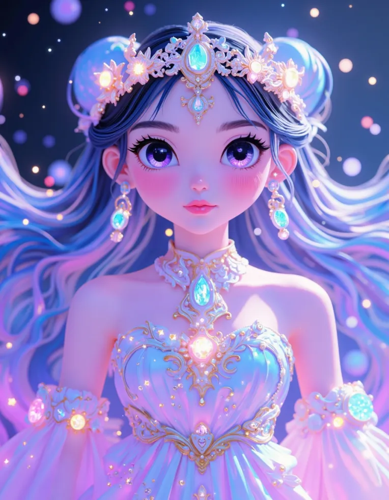 Cartoon style,Girl,LoRA,FLUX.1