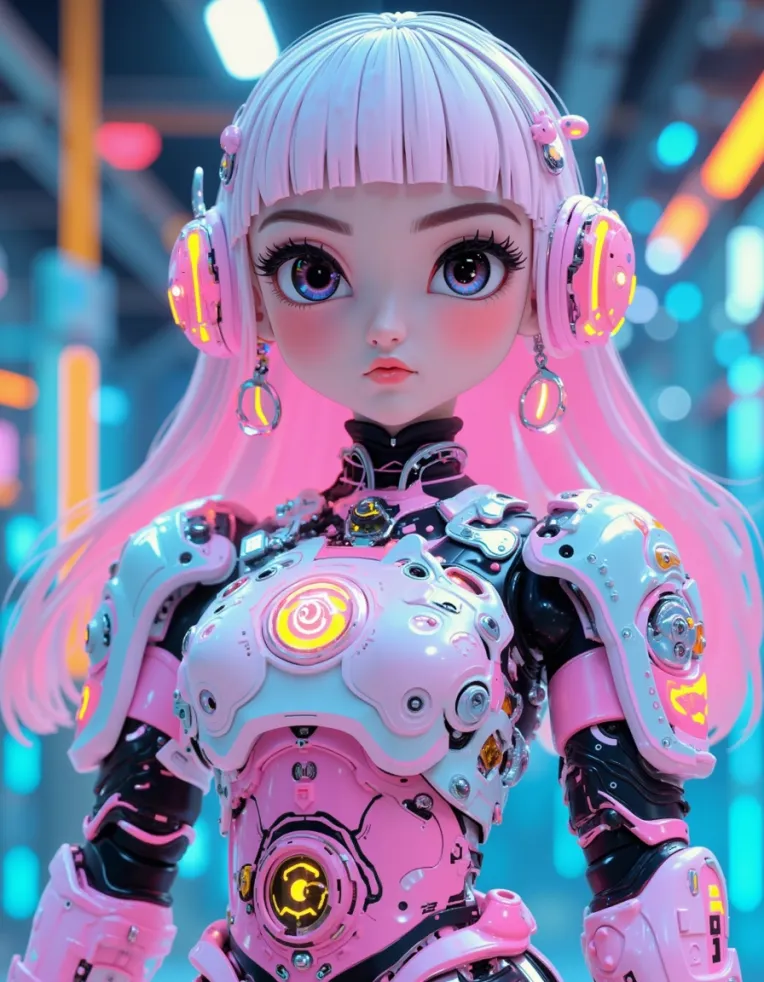 Cartoon style,Girl,LoRA,FLUX.1