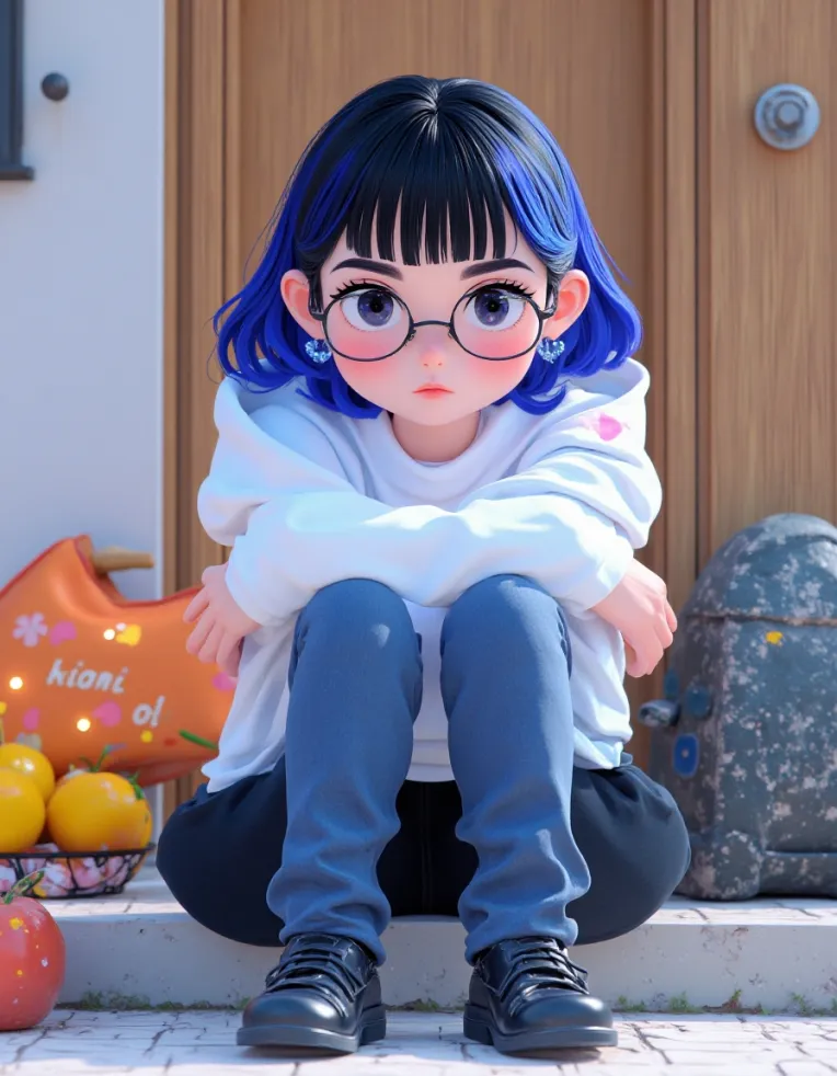 Cartoon style,Girl,LoRA,FLUX.1