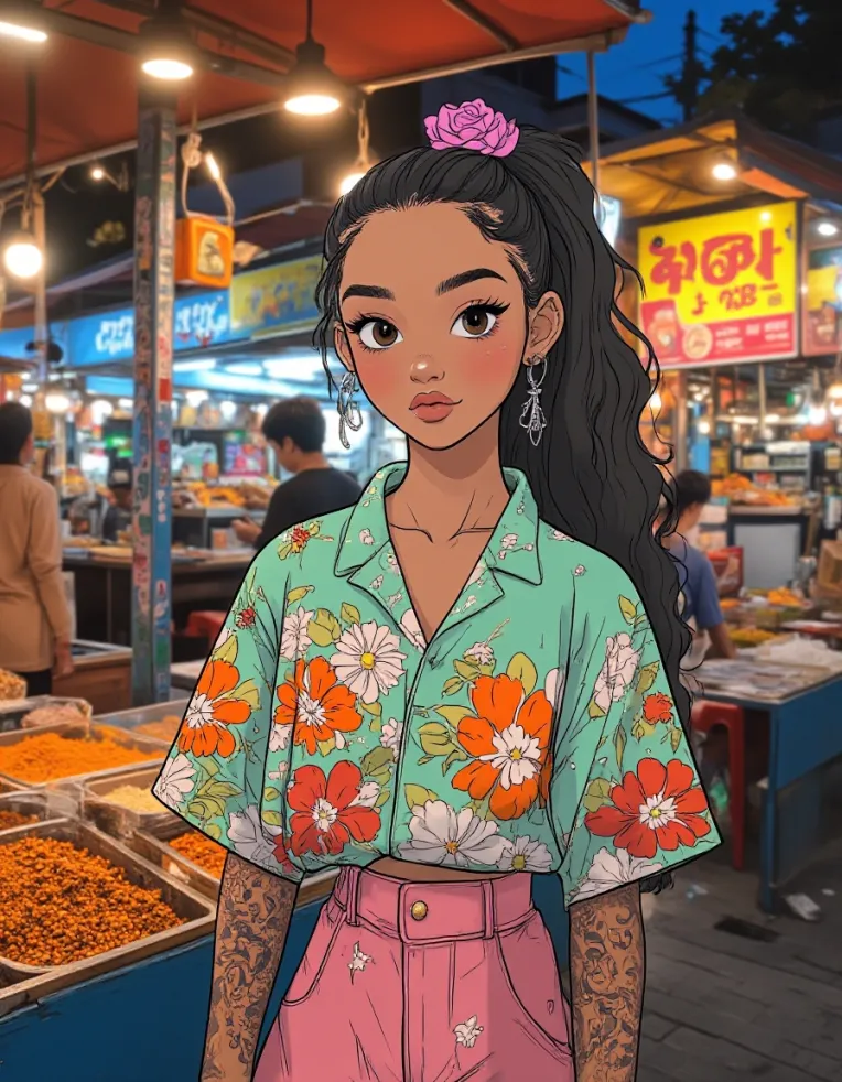 Anime Style,Girl,Style Boost,LoRA,FLUX.1