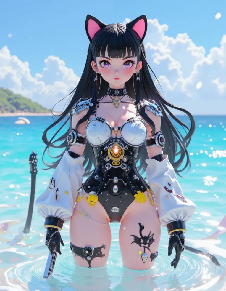 Cartoon style,Girl,LoRA,FLUX.1