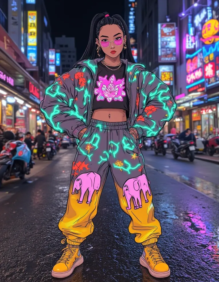 Anime Style,Girl,Style Boost,LoRA,FLUX.1