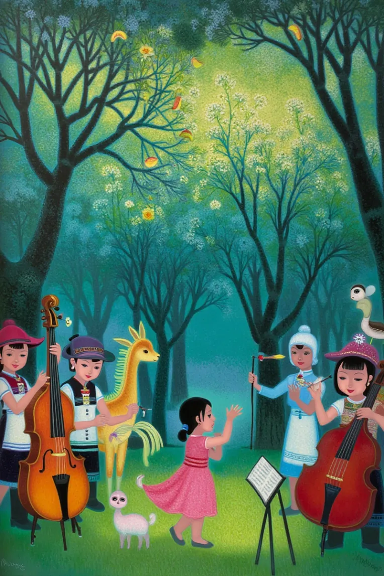 Traditional Painting Media,Girl,Style Boost,LoRA,FLUX.1