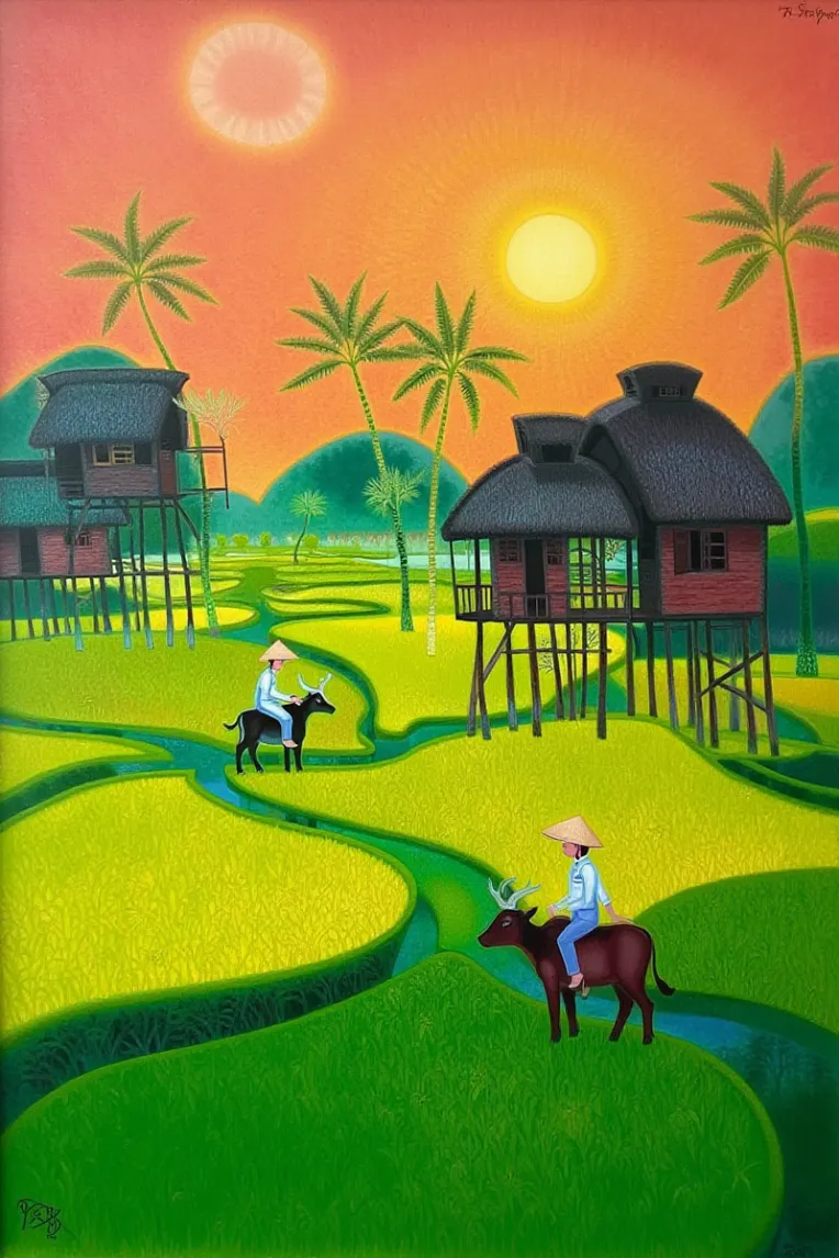 Traditional Painting Media,Girl,Style Boost,LoRA,FLUX.1