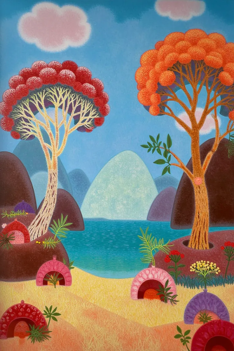 Traditional Painting Media,Girl,Style Boost,LoRA,FLUX.1