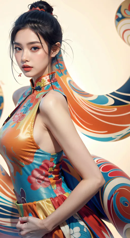 Chinese Style,Traditional Painting Media,Girl,LoRA,SD 1.5