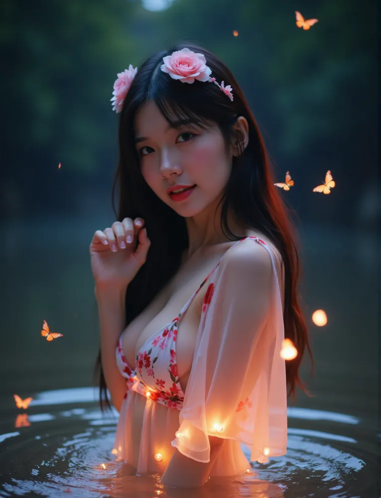 Portrait Photography,Girl,Character,Aesthetic Gradient,FLUX.1