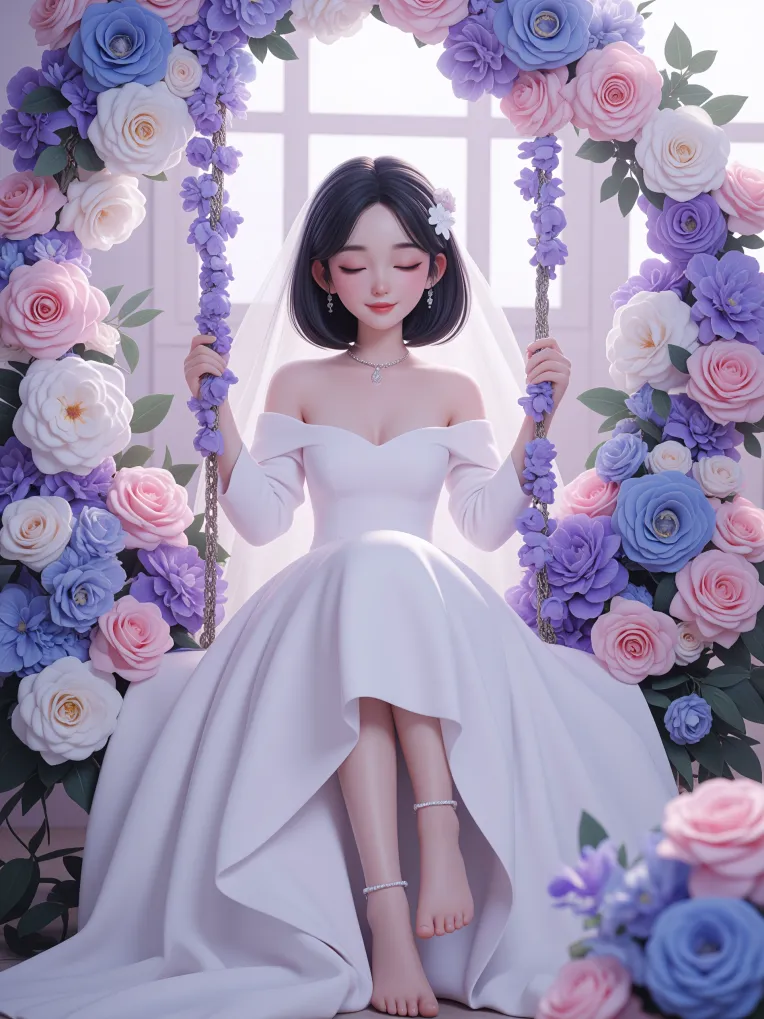 Cartoon style,Girl,Composition Control,Checkpoint,FLUX.1