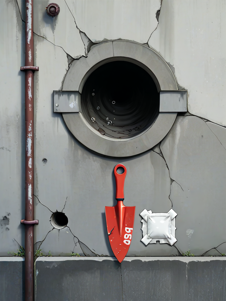 Construction Canalisation Hole 2 ill