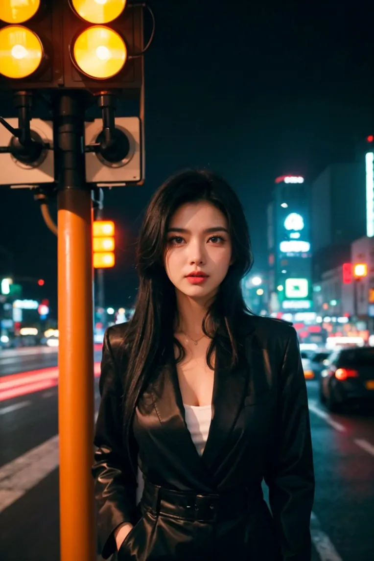 Realistic,Street Photography,Girl,Checkpoint,SD 1.5