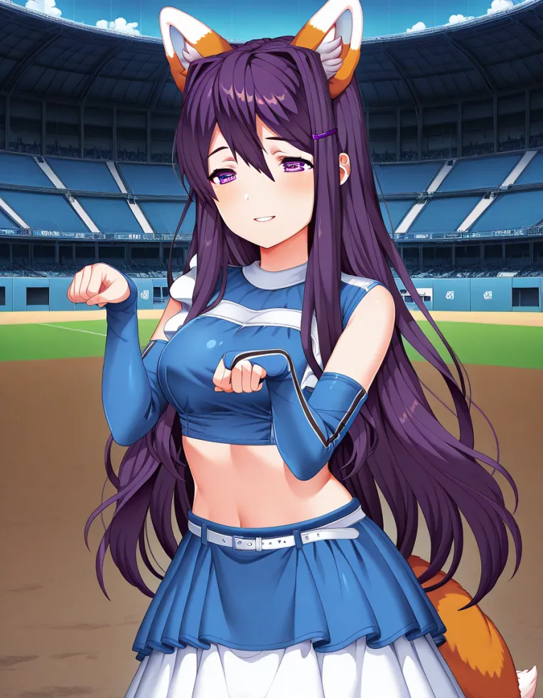 ♡yuri♡です Yuri (ユリ) - Doki Doki Literature Club-LoRA-Jimmy Nonvak-Shakker