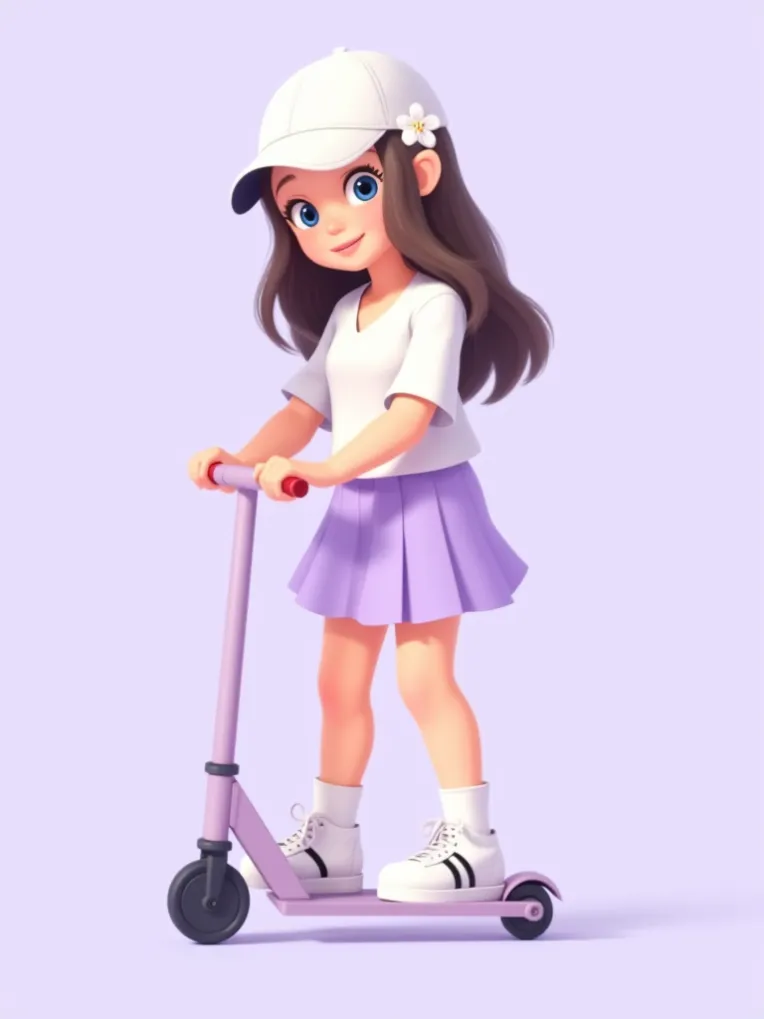 Cartoon style,Girl,Checkpoint,FLUX.1