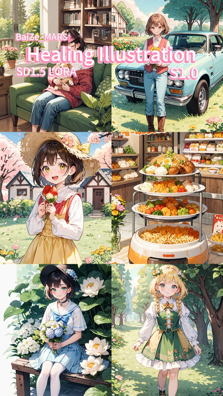 Anime,Anime Style,Girl,LoRA,SD 1.5