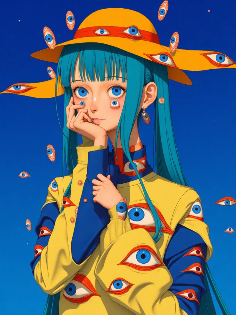 Digital Painting Media,Girl,Style Boost,LoRA,FLUX.1