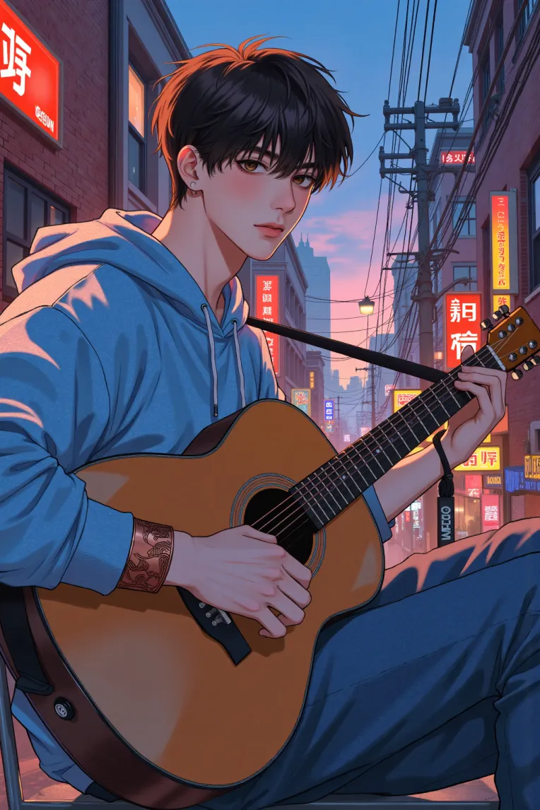 Anime Style,Hand-Drawn,Boy,Checkpoint,FLUX.1