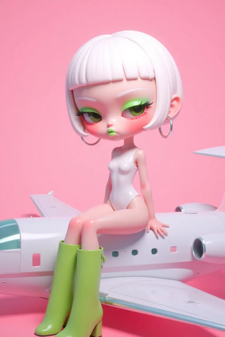 Cartoon style,Girl,Character,LoRA,FLUX.1