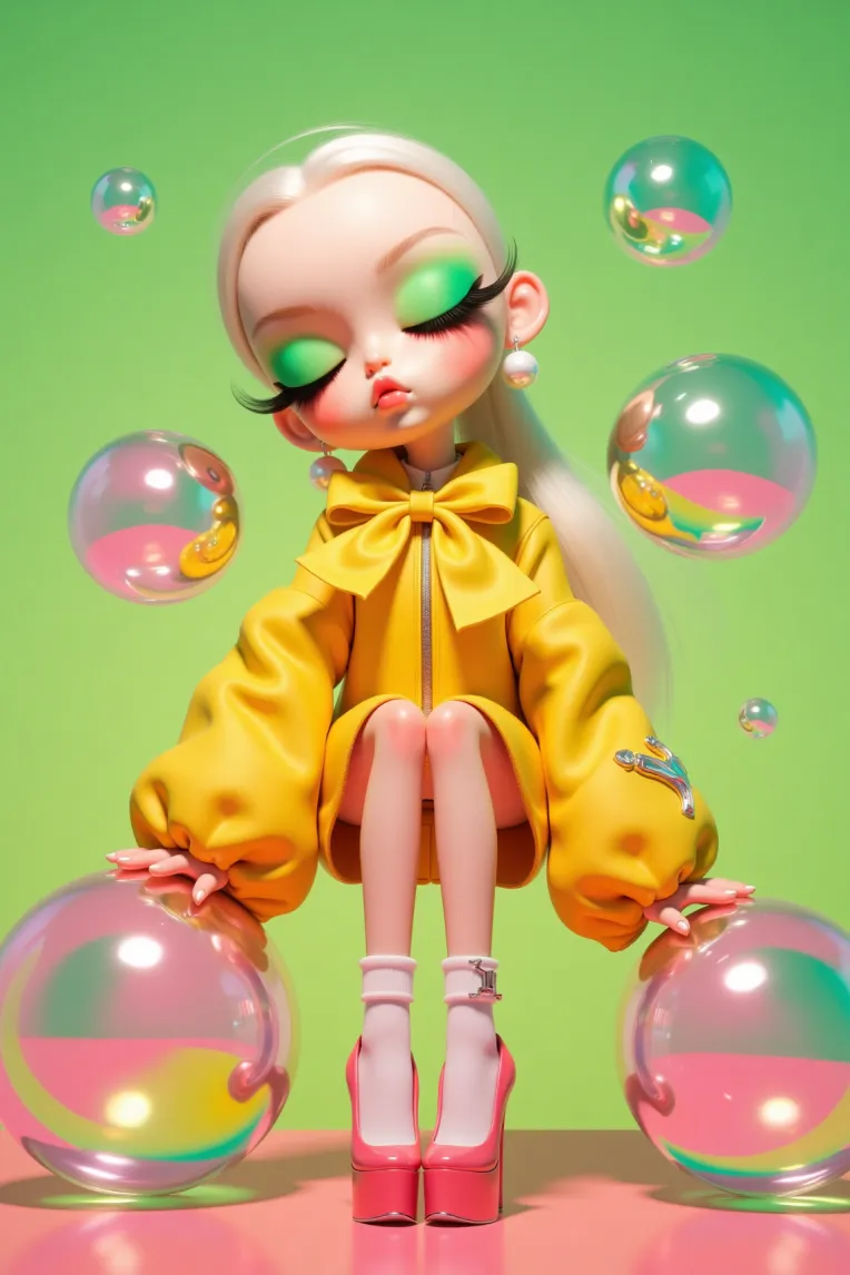 Cartoon style,Girl,Character,LoRA,FLUX.1