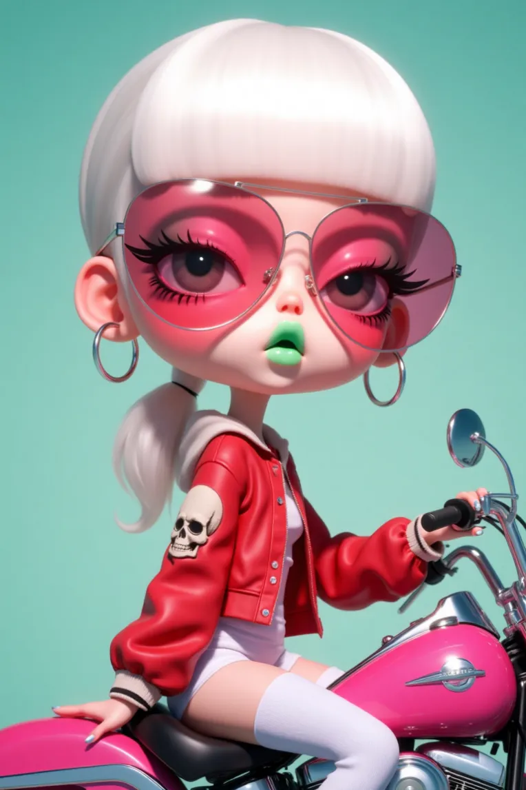 Cartoon style,Girl,Character,LoRA,FLUX.1