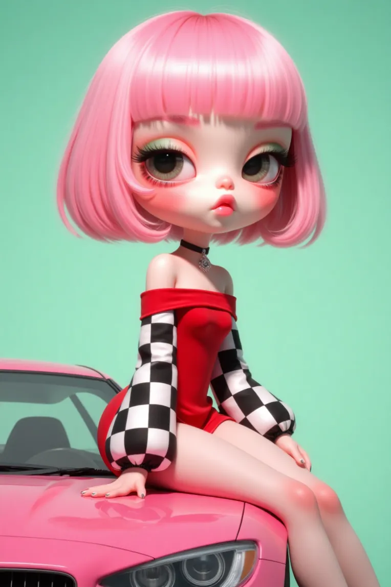 Cartoon style,Girl,Character,LoRA,FLUX.1