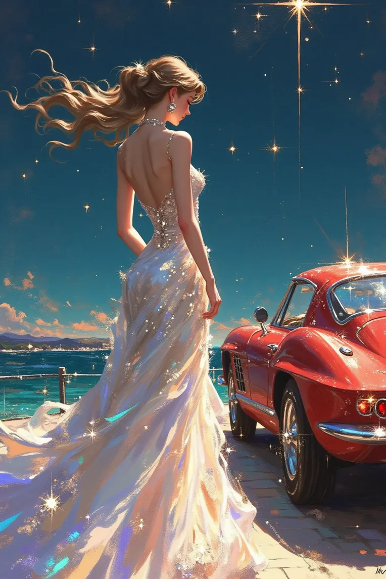 Traditional Painting Media,Girl,Style Boost,LoRA,FLUX.1