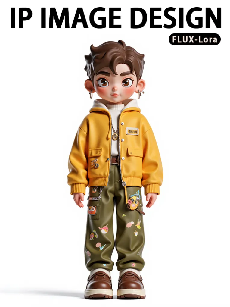 Cartoon style,Boy,Object Enhance,LoRA,FLUX.1