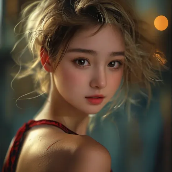 Realistic,Portrait Photography,Girl,Workflow,