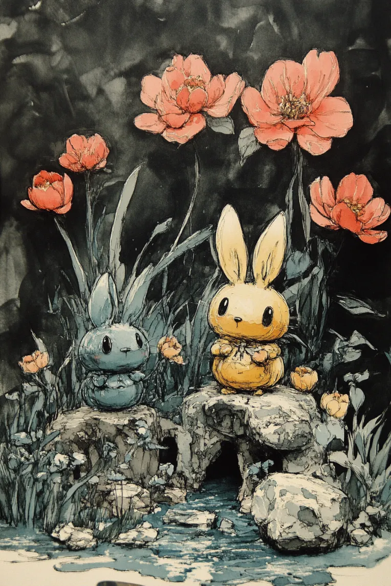 Traditional Painting Media,Girl,Style Boost,LoRA,FLUX.1