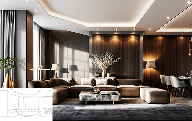 Realistic,Interior Design,Space & Scene,LoRA,SD 1.5