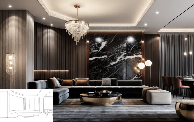 Realistic,Interior Design,Space & Scene,LoRA,SD 1.5