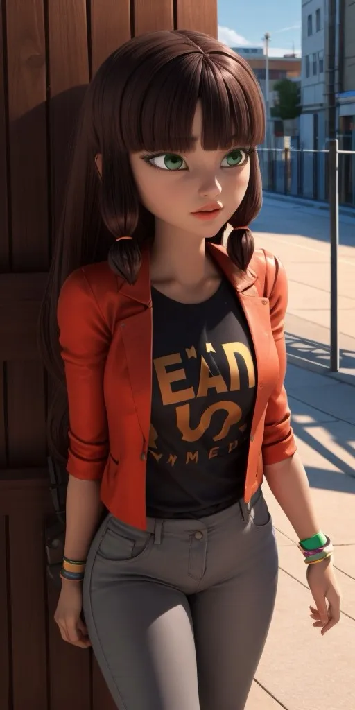 Cartoon style,Anime Character,Girl,LoRA,SD 1.5