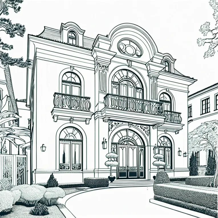 Architectural Design,Building,Style Boost,LoRA,SDXL
