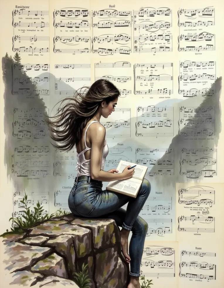 Digital Painting Media,Girl,Style Boost,LoRA,FLUX.1